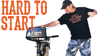 How To Fix An Outboard That Is Hard To Start