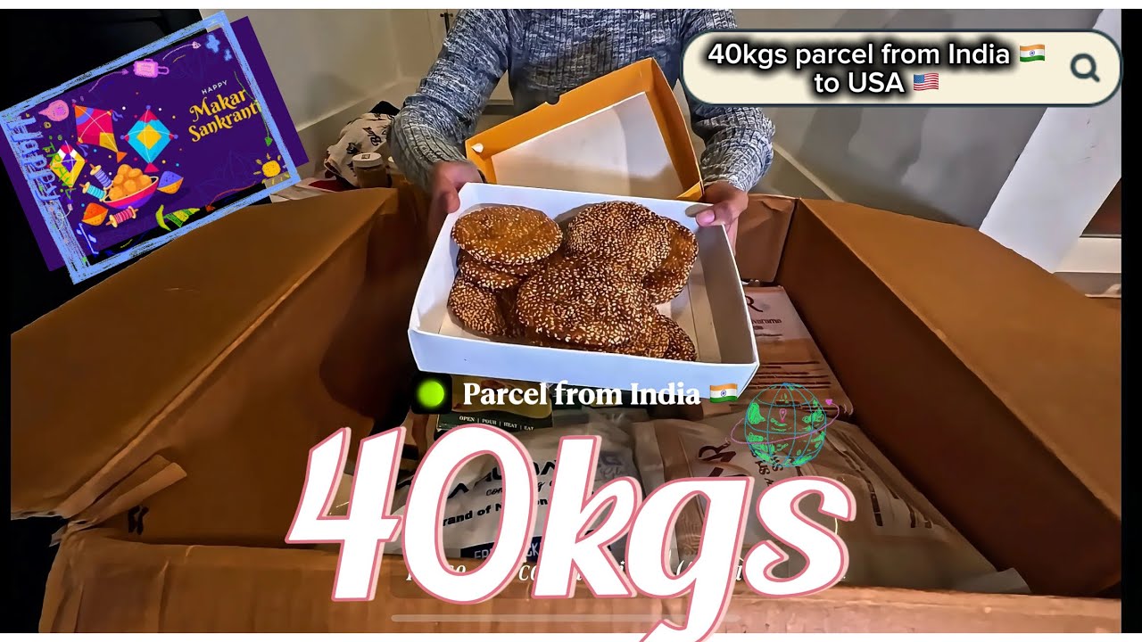 40KGS Parcel From India 😲|