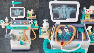 11 Minutes Satisfying with Unboxing Cute Doctor Kit Medical Trolly Play Set ASMR | Review Toys