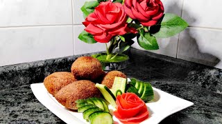 أقراص الكبة المقليّة بطريقة ناجحة ومضمونة ||Recipe for the original delicious fried kebbeh