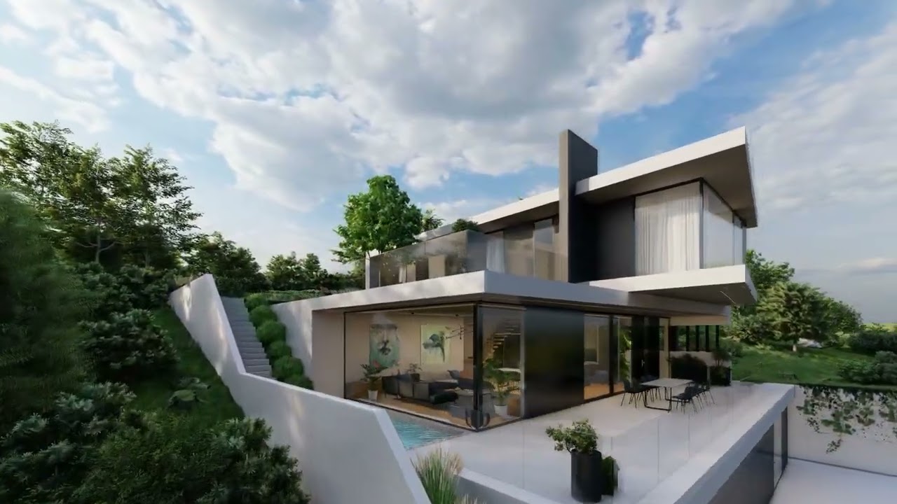 Desk house - Moderní vila u Prahy