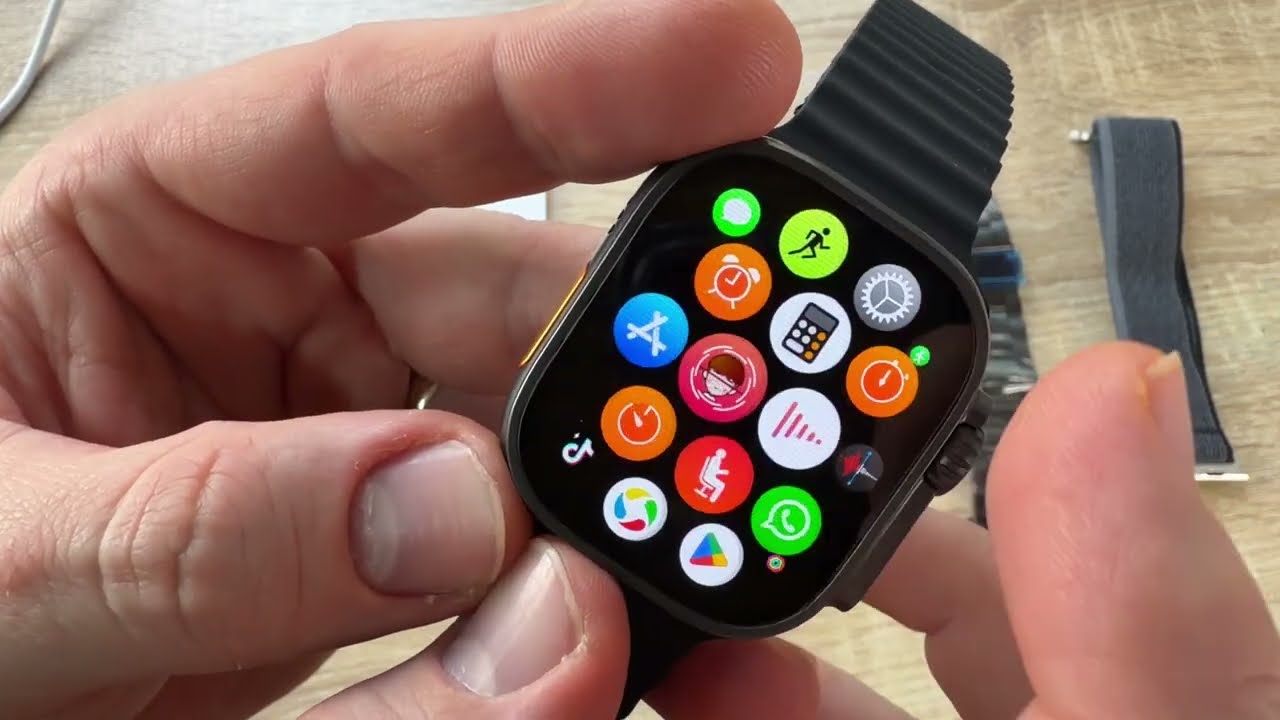 Montre Connectée Howear HW Ultra 3 - Écran AMOLED 5,3 Cm, Double Caméra Rotative, 4G/5G, GPS, NFC, 4+64 Go - Noir - 7