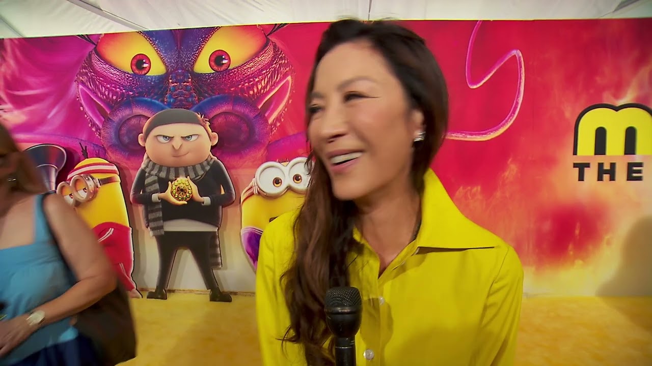 Minions The Rise of Gru Los Angeles Premiere - Itw Michelle Yeoh (Official  Video) - YouTube