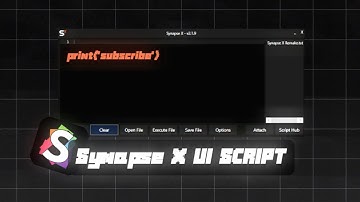 [SCRIPT] Synapse X UI script | Roblox exploiting