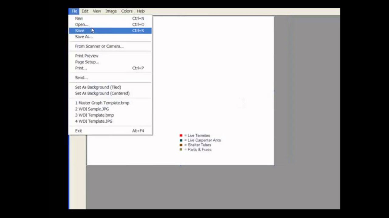 Creating a graph with Paint - YouTube