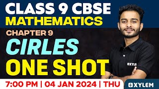 Class 9 CBSE Maths | Chapter 9 - Circles - One Shot | Xylem Class 9 CBSE