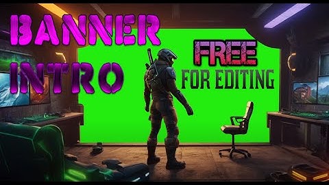 Customizable Green Screen Banner and Intro Video Templates FOR EDITING free  #greenscreen #intro