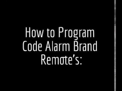 Video: Hvordan nulstiller du koden på en alarm fjernstart?