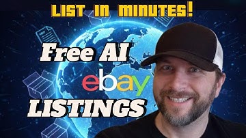 Ai for eBay-Create eBay Listings in 5 Minutes Using This FREE AI Tool