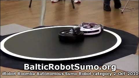 iRobot Roomba Autonomous Robot Sumo -2010 part 2 (4)