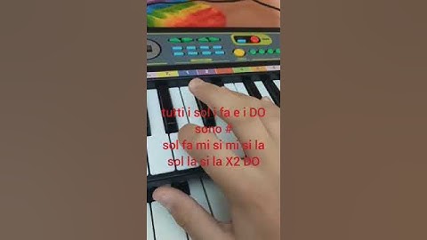 Thumbnail of FILO ROSSO L'ULTIMA HIT DI ALFA EASY PIANO TUTORIAL