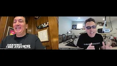 E77: Live From My Drum Room With David Frangioni CEO & Publisher Modern Drummer! 3-15-22