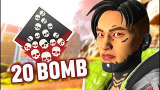 HOW I GOT A 20 BOMB ON CRYPTO IN APEX LEGENDS