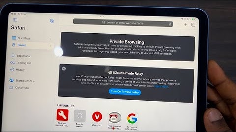 iPadOS 18: How to Use Private Browsing in Safari on iPad