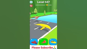 New Update Shape Shifting Game Walkthrough Gameplay All Levels #547 Android, IOS #Shorts