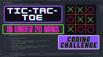 Coding Challenge 2: Tic Tac Toe Game | Python | Tutorial |