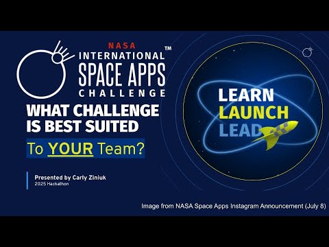 Choosing the Best NASA Space Apps Challenge for Your Team