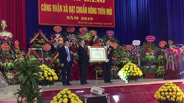 7 Nhận bằng công nhận Nông thôn mới