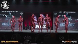 2022 NPC USA Championships Men's Bodybuilding Overall Comparison & Awards Video