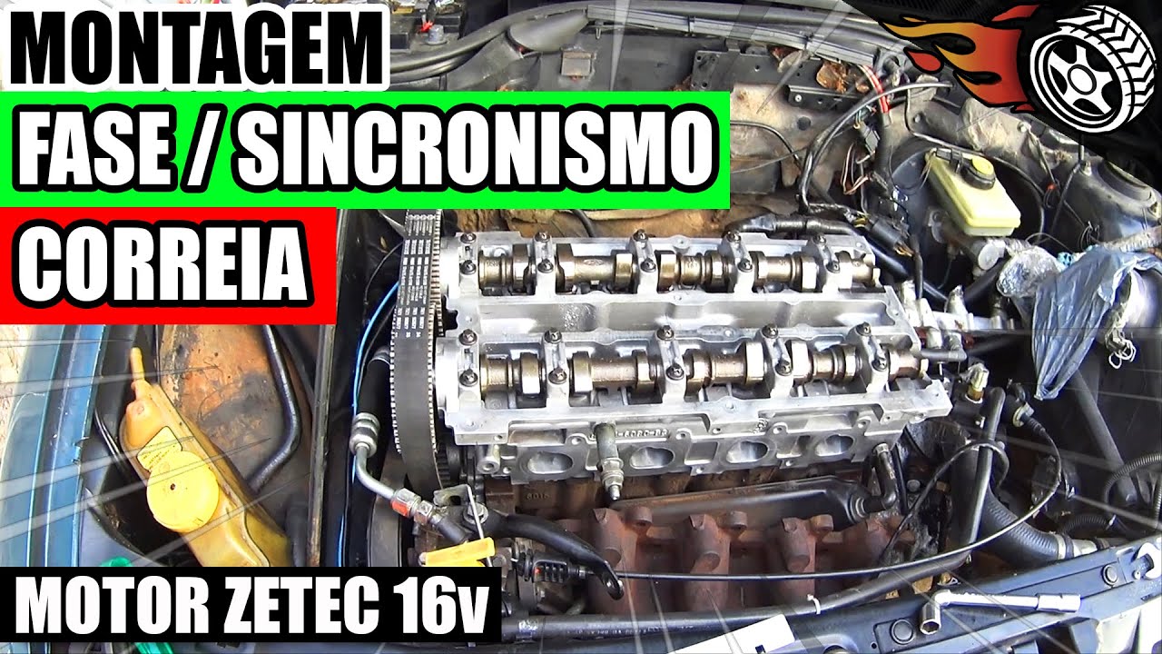 Botar no Ponto Motor Zetec 1.8 16v - Fase / Comandos /Sincronismo ...