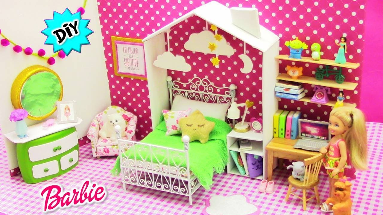 Cómo hacer CASA para tu Colección de Muñecas Barbie con Piscina pte 2!! DIY Casa  de Muñecas - YouTube