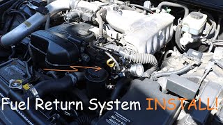 The IS300, Fuel Return Install + EF Civic UPDATE!