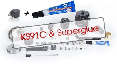 Vibration sensor KS91C adhesive connection tutorial