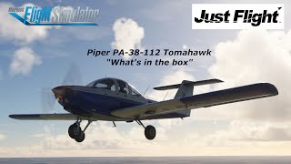 CraftySimulations | Just Flight PA-38 Tomahawk | What's in the box?