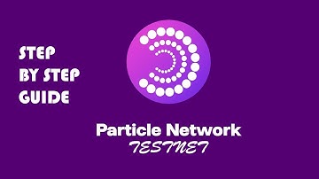 Particle Network Testnet. Complete Step By Step Guide