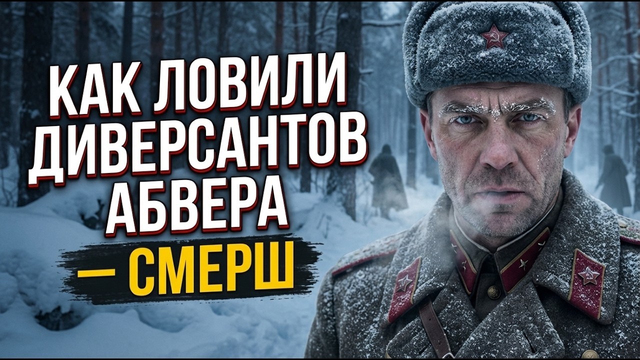 ОНИ ЗАМЕРЗАЛИ МОЛЧА — охота СМЕРШа на диверсантов Абвера
