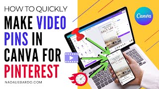 How to Make Video Pins for Pinterest (  Canva Video Pin Tutorial)