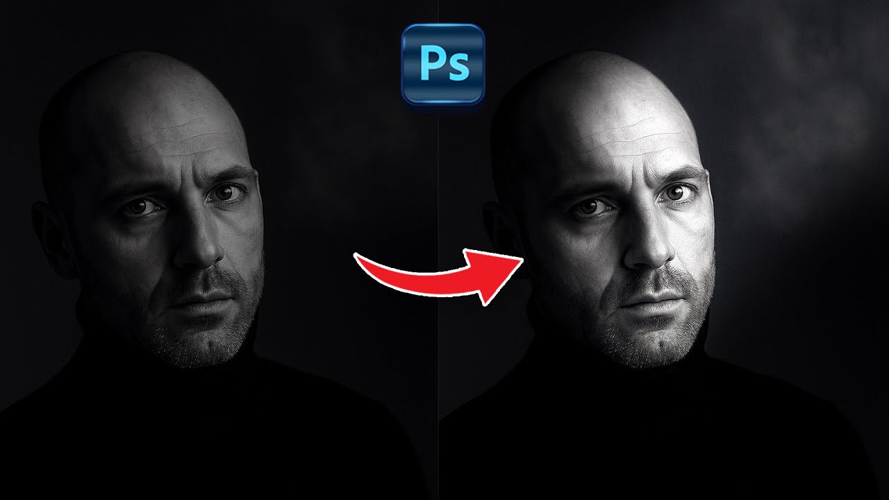Create face light effect with adobe Photoshop