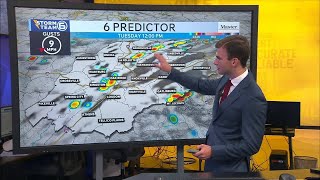 A rinse and repeat weather pattern this week