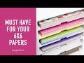 Store and Organize Your 6x6 Paper with This! | Scrapbook.com Exclusive