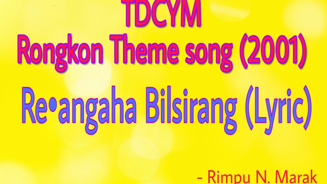 Reangaha Bilsirang Lyric  TDCYM  Rongkon Theme song