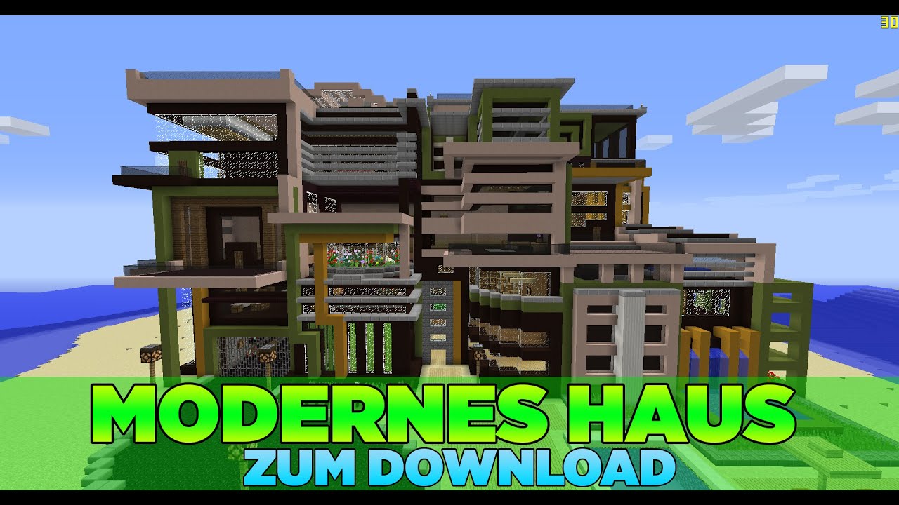 Modernes Haus Map | Minecraft World | MinecraftWelten ...