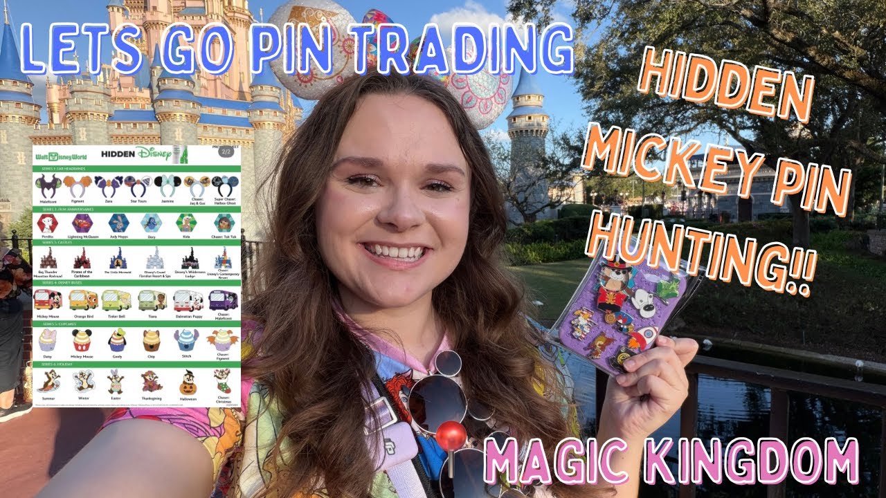 Поиск спрятанных коллекционных значков Микки Мауса 2026 года в Magic Kingdom.