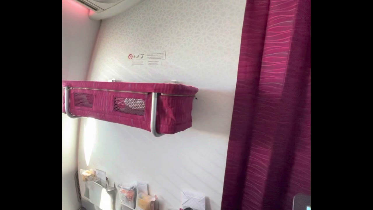 Qatar Airways Bassinet Seat travel With Months Baby newbornbaby YouTube Qatar Airways Bassinet Seat travel With Months Baby newbornbaby YouTube