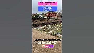 Buy Residential Plot In Mahavir Colony Beur Mor, Anisabad, Patna  18 Feet Road #buyplot #shortsfeed