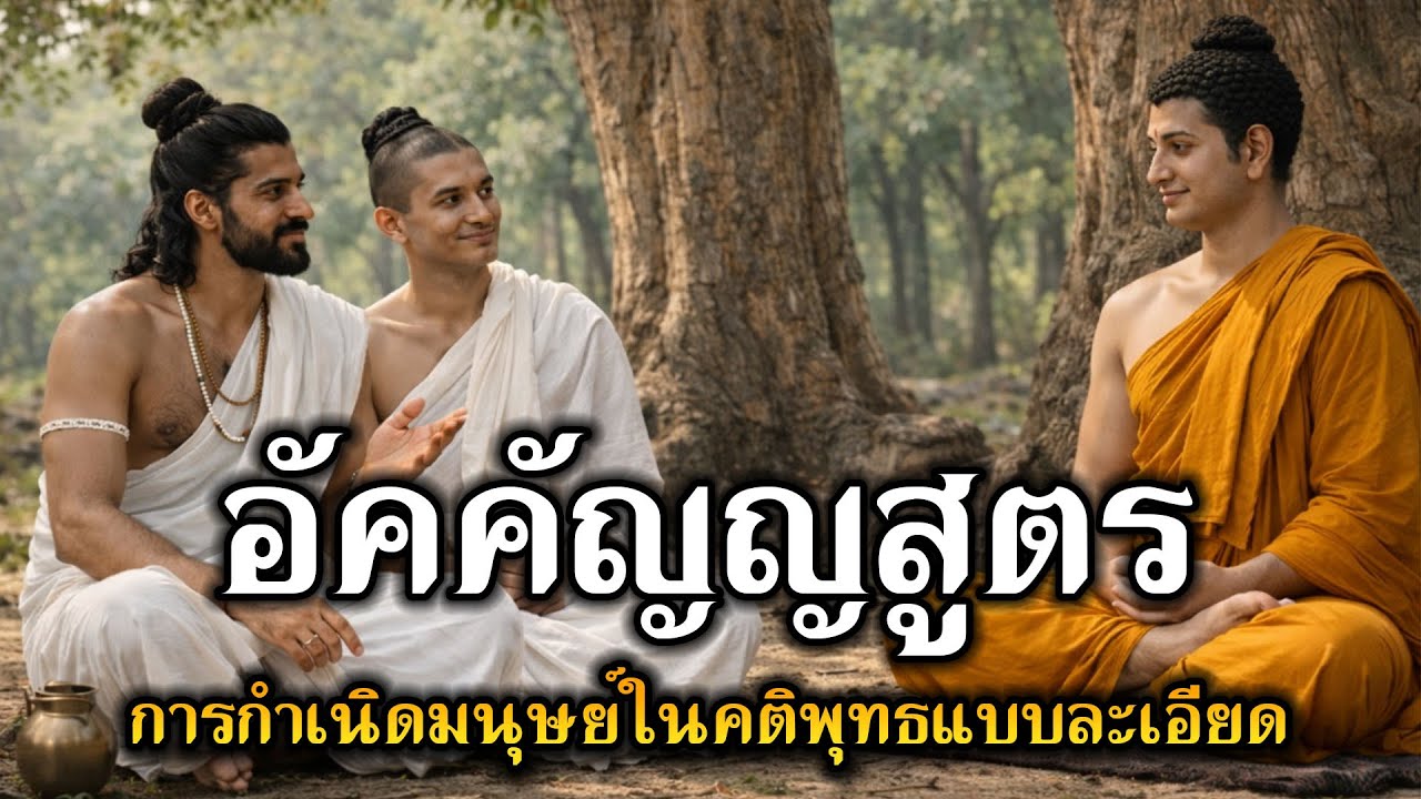 "อัคคัญญสูตร" พระพุทธเจ้าพูดถึงการกำเนิดมนุษย์ไว้อย่างไร? l เรื่องราวของวาเสฏฐะ และภารทวาชะ