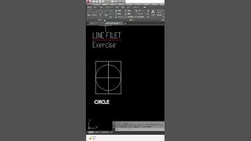 AUTOCAD Tips Rectang and Trim  #Shorts