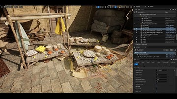 Unreal engine 5.4 PCG procedural generation - set dressing props
