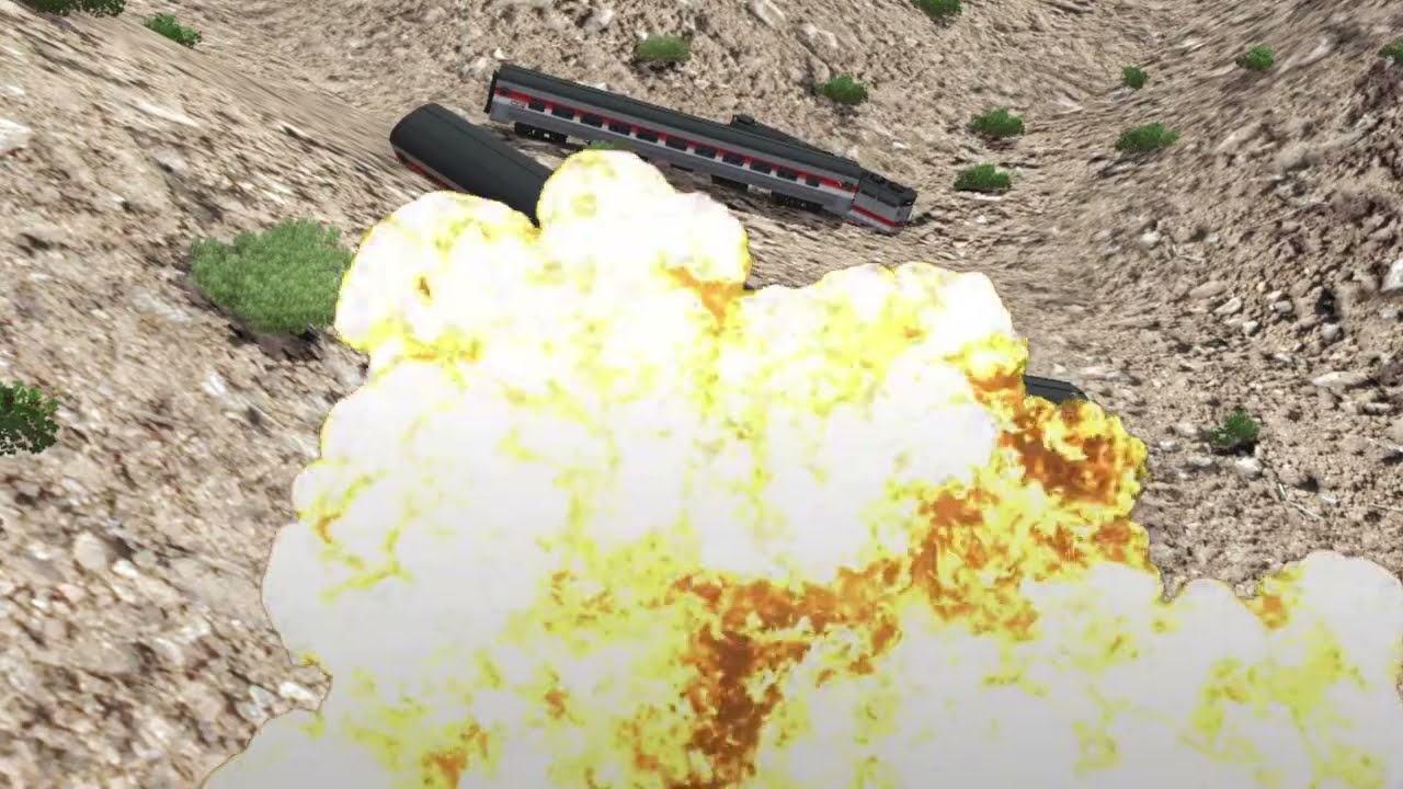 The Swarm: Train Crash (Trainz Remake)