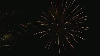 Evanston Fireworks by drone
