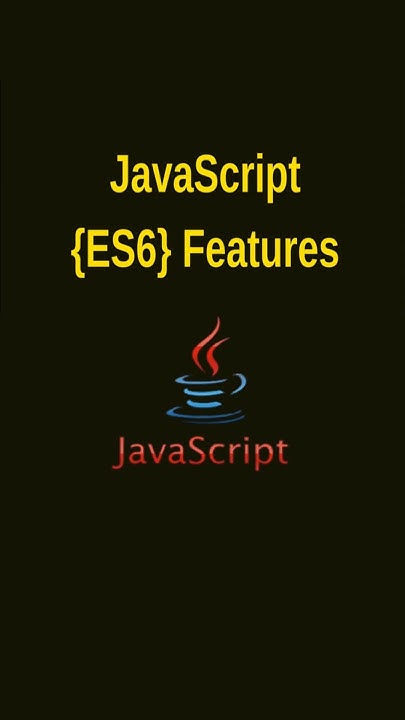 JavaScript ES6 Features #javascript #es6 - YouTube