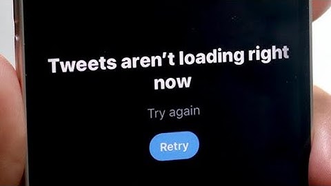 EASILY FIX Twitter / Tweets Not Loading!