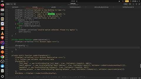 Banking CLI App with PHP - 08. Implement Login feature