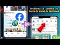 Cómo solucionar el problema de la barra de menú de Facebook caída (2026) | Cambiar la barra de nave