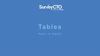 Paper to Digital: Tables screenshot 2