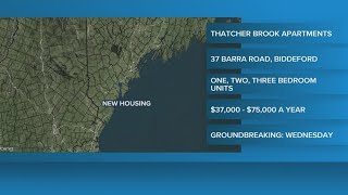 Work on 40 affordable housing units in Biddeford begins